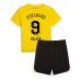 Tanie Strój piłkarski Borussia Dortmund Sebastien Haller #9 Koszulka Podstawowej dla dziecięce 2023-24 Krótkie Rękawy (+ szorty)